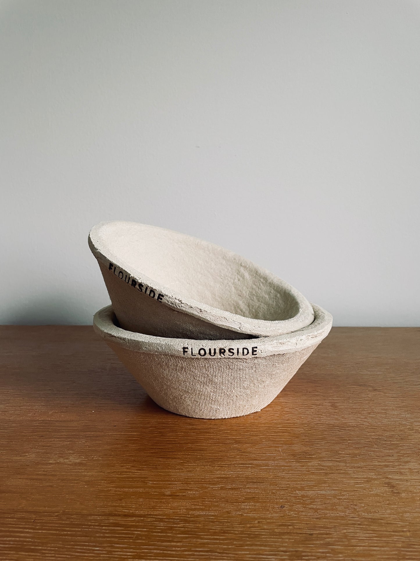 Sustainable German wood pulp bannetons for sourdough bread proofing