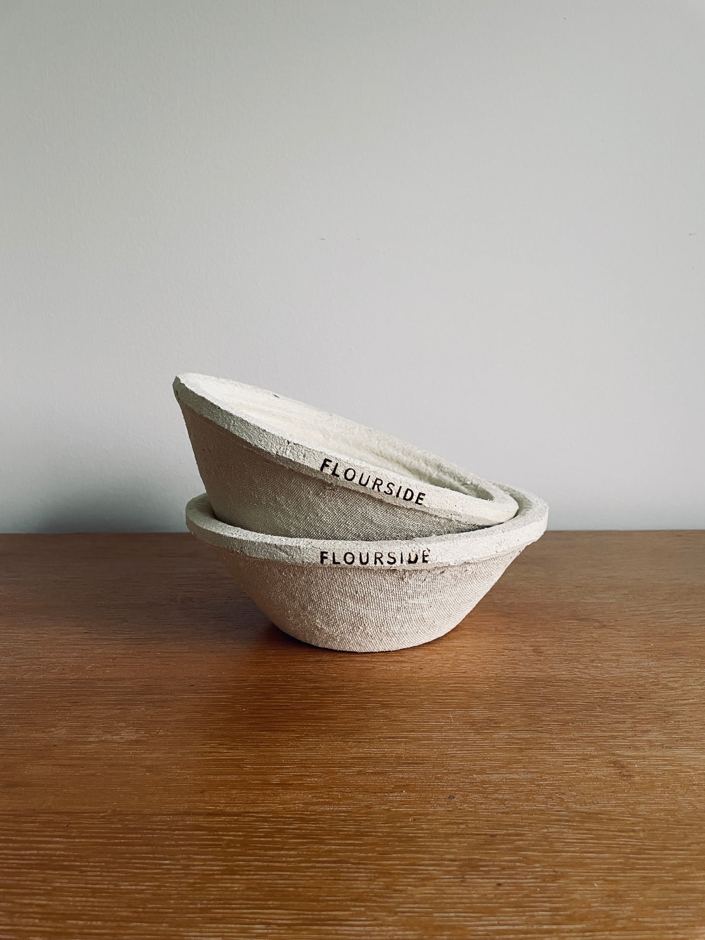 Sustainable German wood pulp bannetons for sourdough bread proofing