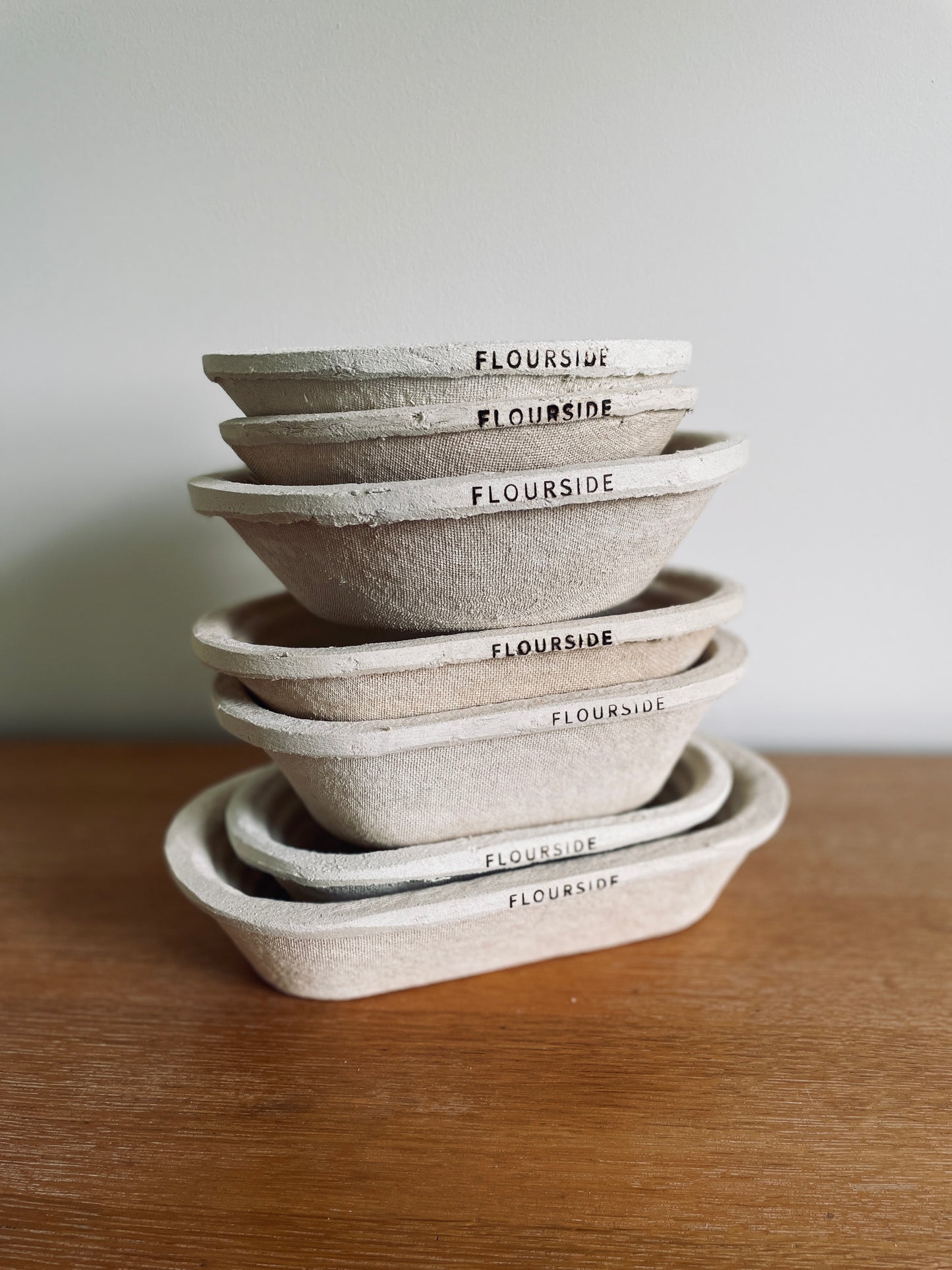 Sustainable German wood pulp bannetons for sourdough bread proofing