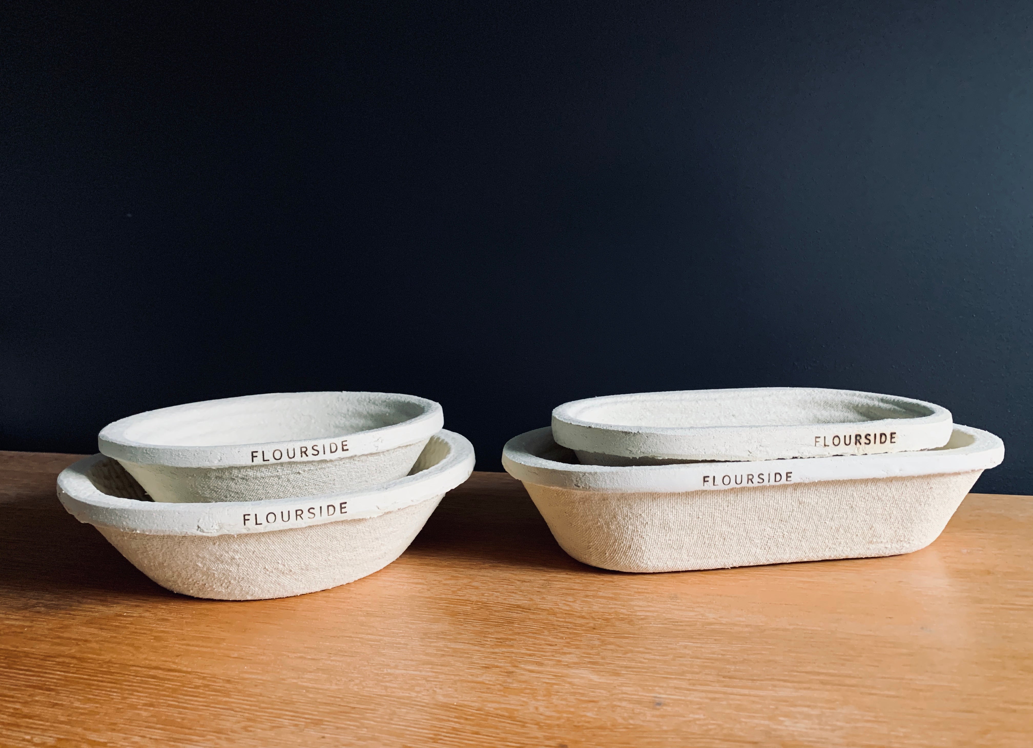 Wood Pulp Proofing Baskets - Round with Weave